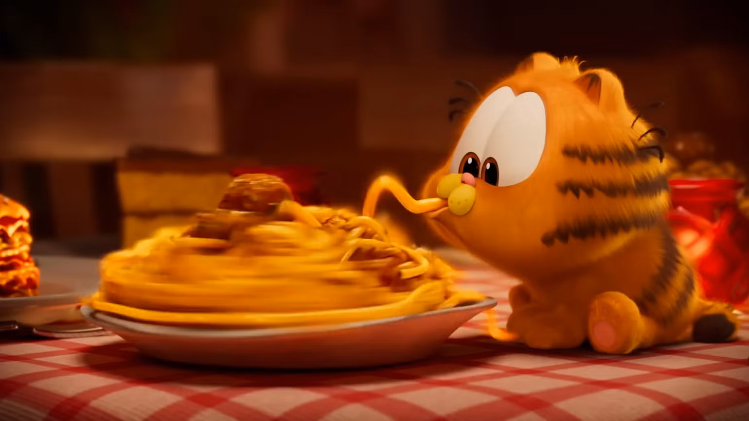 Garfield ham ăn từ bé.
