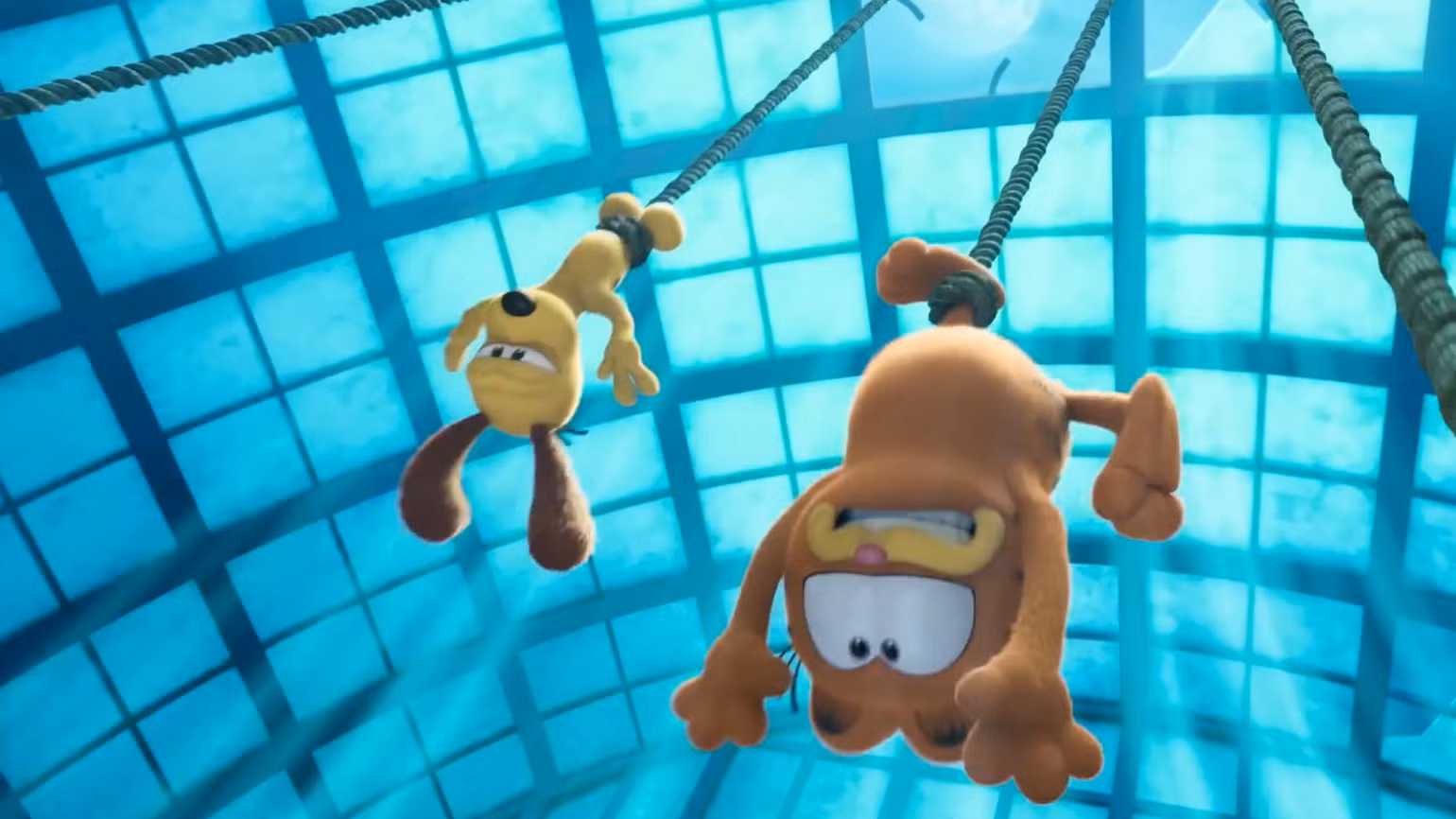 Mèo Garfield và chó Odie bị bắt cóc.