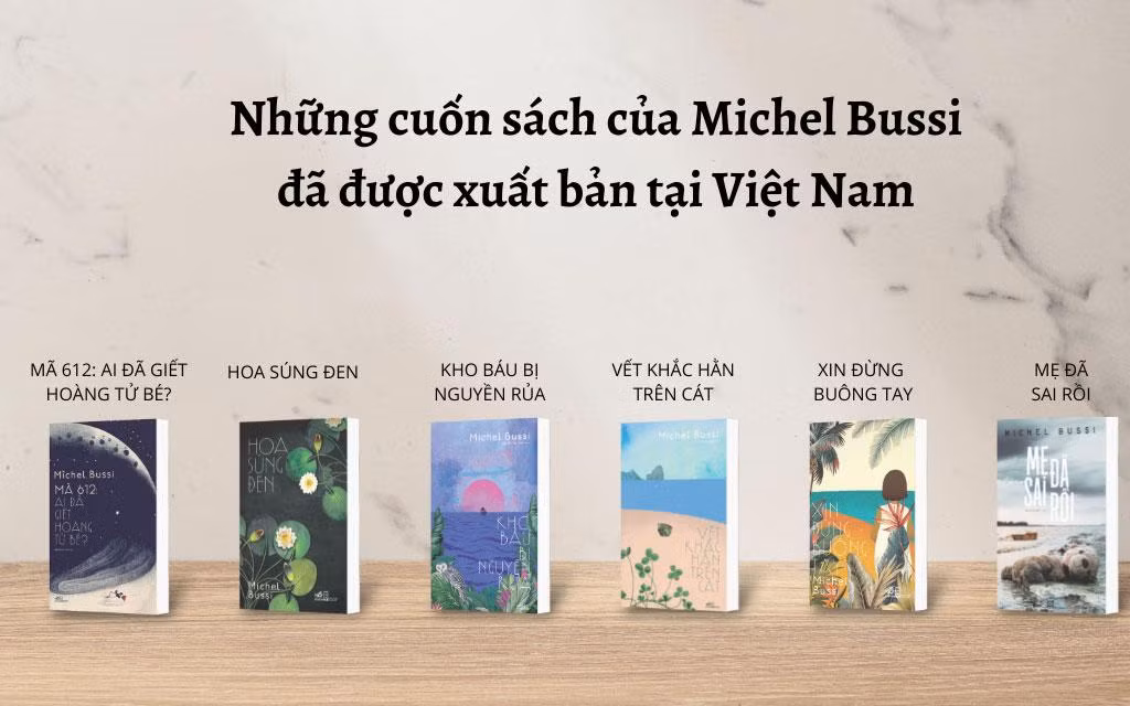 Các tác phẩm của Michel Bussi đã xuất bản tại Việt Nam.