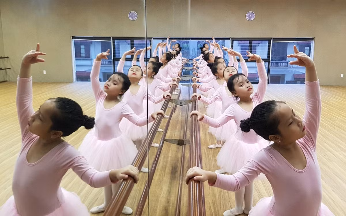 Các diễn viên ballet nhỏ tuổi sẽ tham gia vở nhạc kịch.