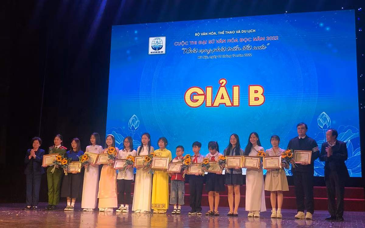 Các thí sinh giành giải B. Các thí sinh giành giải B.