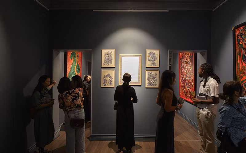 Một góc triển lãm “MetaReverse - Tái sinh”.