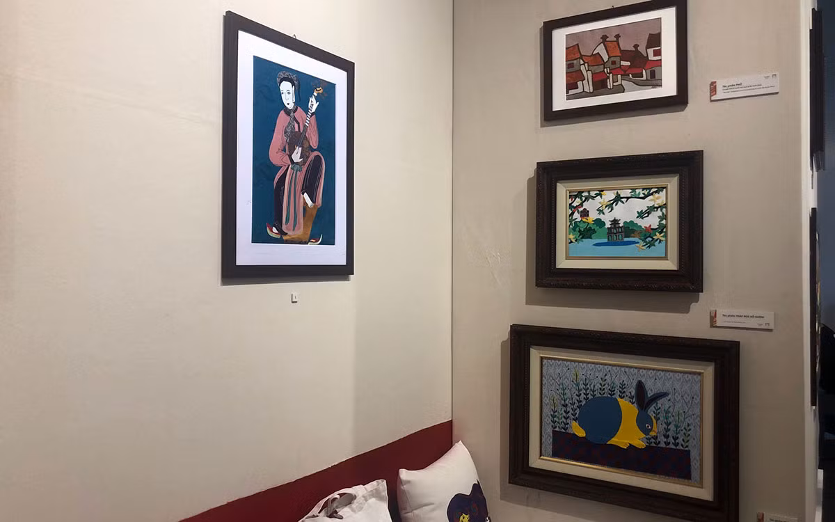 Một góc triển lãm.