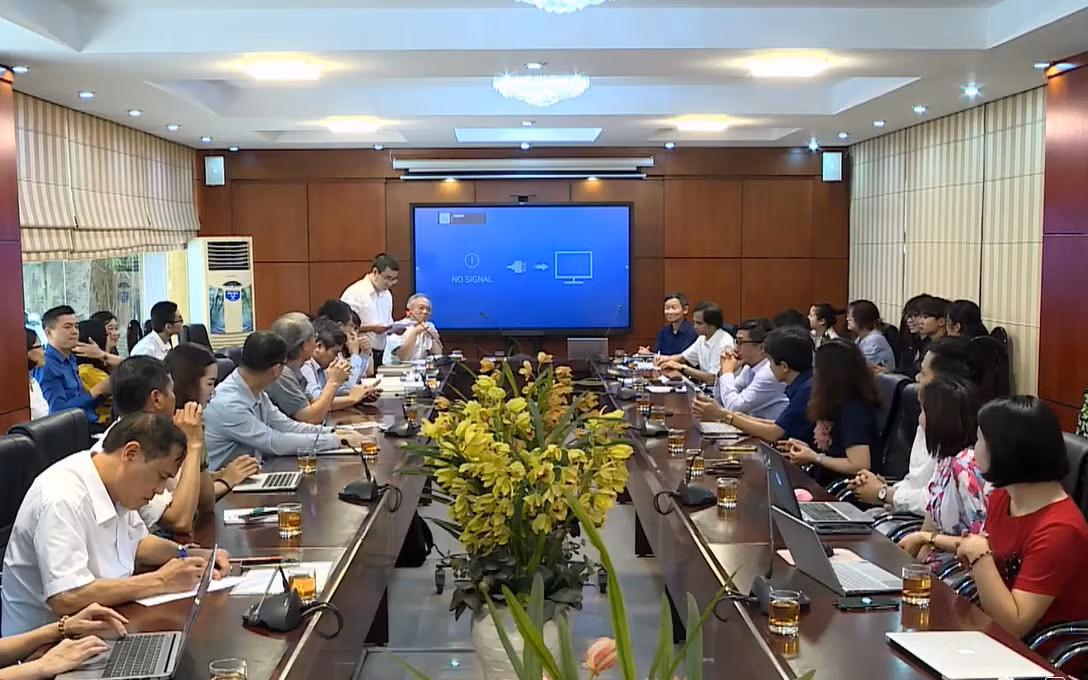 Buổi tọa đàm tại Trường đại học Văn hóa Hà Nội.