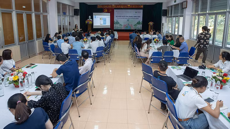 Các doanh nghiệp kết nối, trao đổi kinh nghiệm.