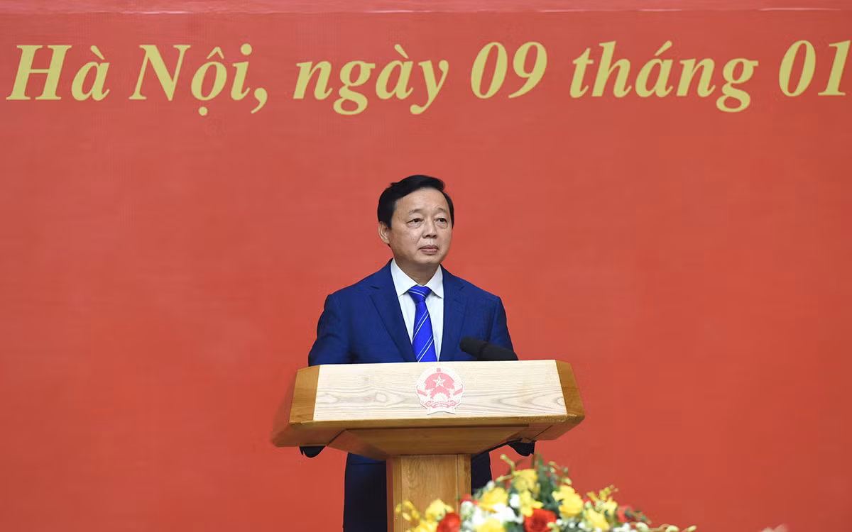 Phó Thủ tướng Trần Hồng Hà phát biểu. Phó Thủ tướng Trần Hồng Hà phát biểu.
