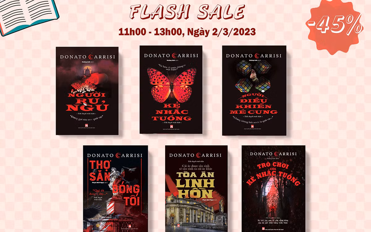 Sách trinh thám được giảm giá sâu trong khung giờ Flash Sale. Sách trinh thám được giảm giá sâu trong khung giờ Flash Sale.