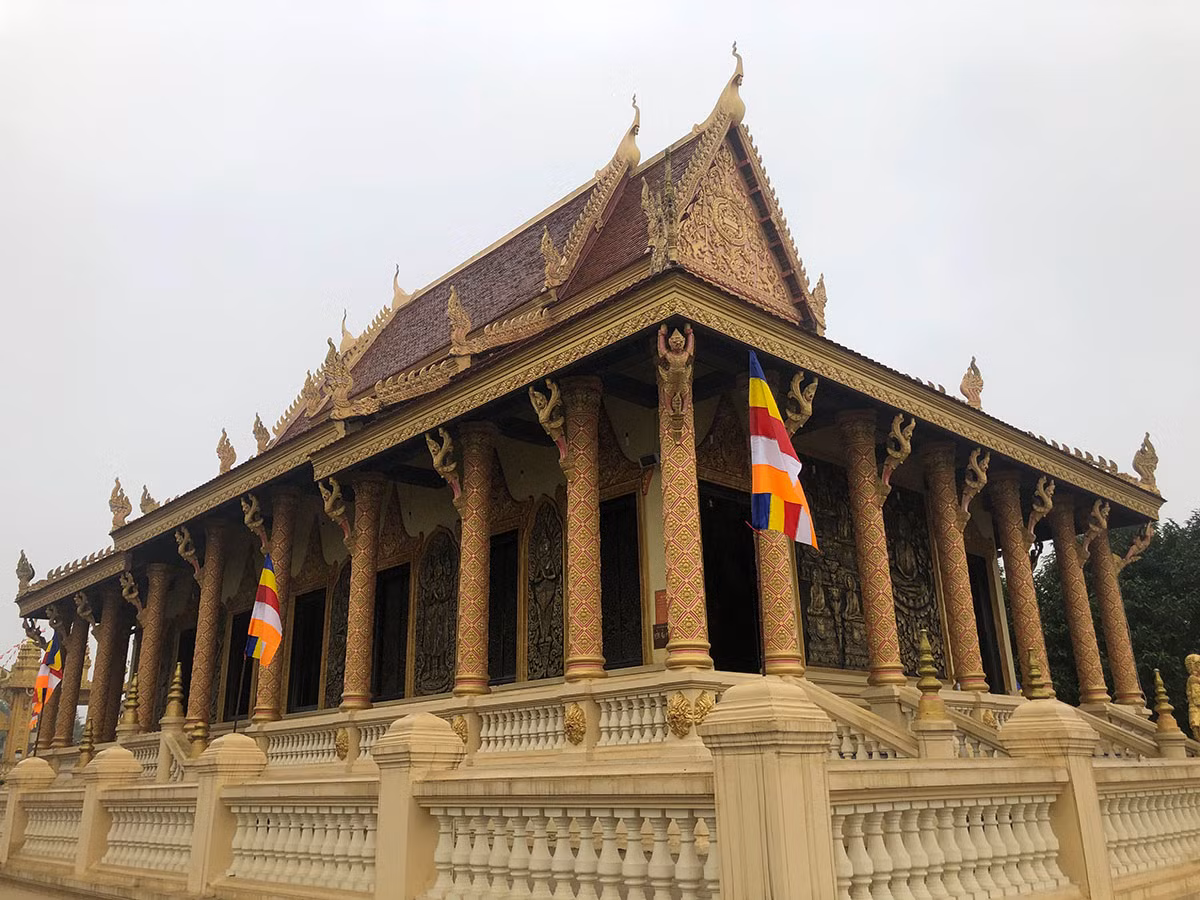 Chùa Khmer tại Làng. Chùa Khmer tại Làng.