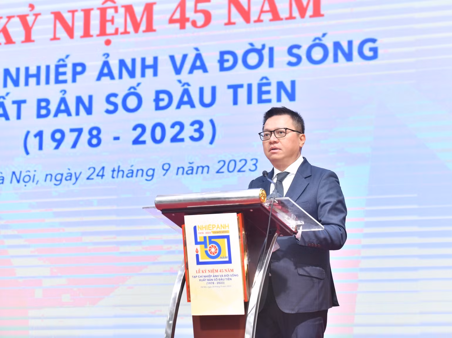 Đồng chí Lê Quốc Minh phát biểu tại sự kiện.