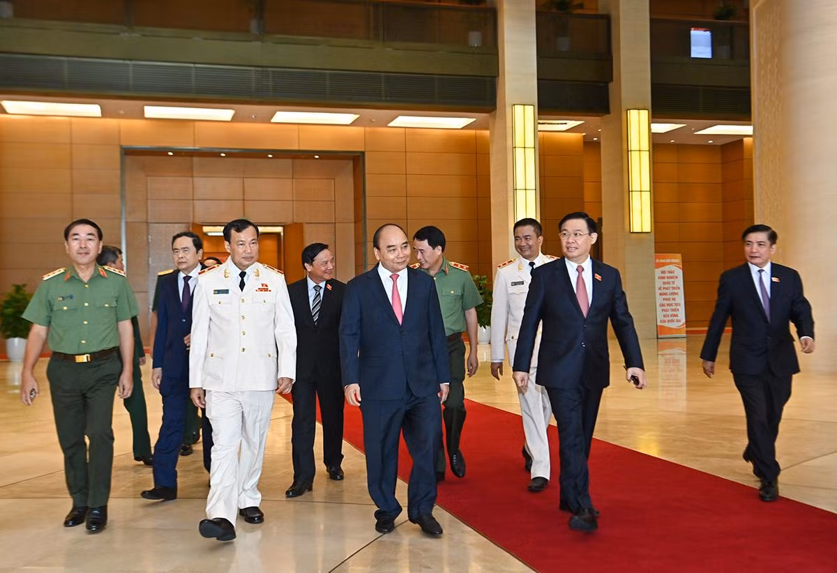 [Ảnh] Chủ tịch nước, Chủ tịch Quốc hội dự Lễ kỷ niệm 30 năm ngày thành lập Ủy ban Quốc phòng và An ninh ảnh 1