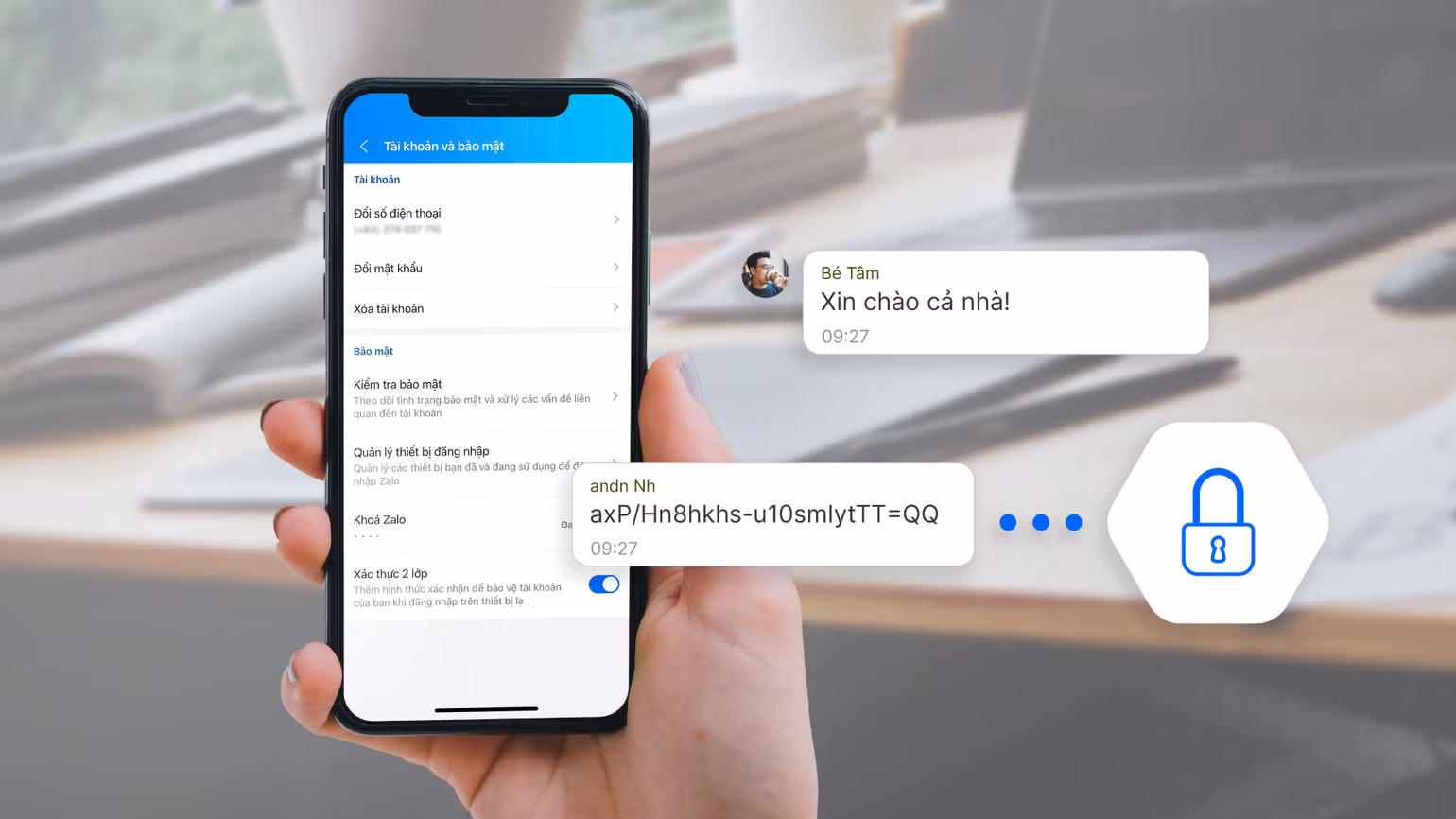 Các tính năng bảo mật nâng cao của Zalo giúp người dùng yên tâm khi trao đổi thông tin. Các tính năng bảo mật nâng cao của Zalo giúp người dùng yên tâm khi trao đổi thông tin.