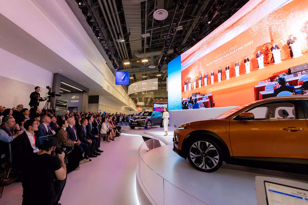 Hoạt động của VinFast tại Triển lãm Điện tử tiêu dùng CES 2023. Hoạt động của VinFast tại Triển lãm Điện tử tiêu dùng CES 2023.