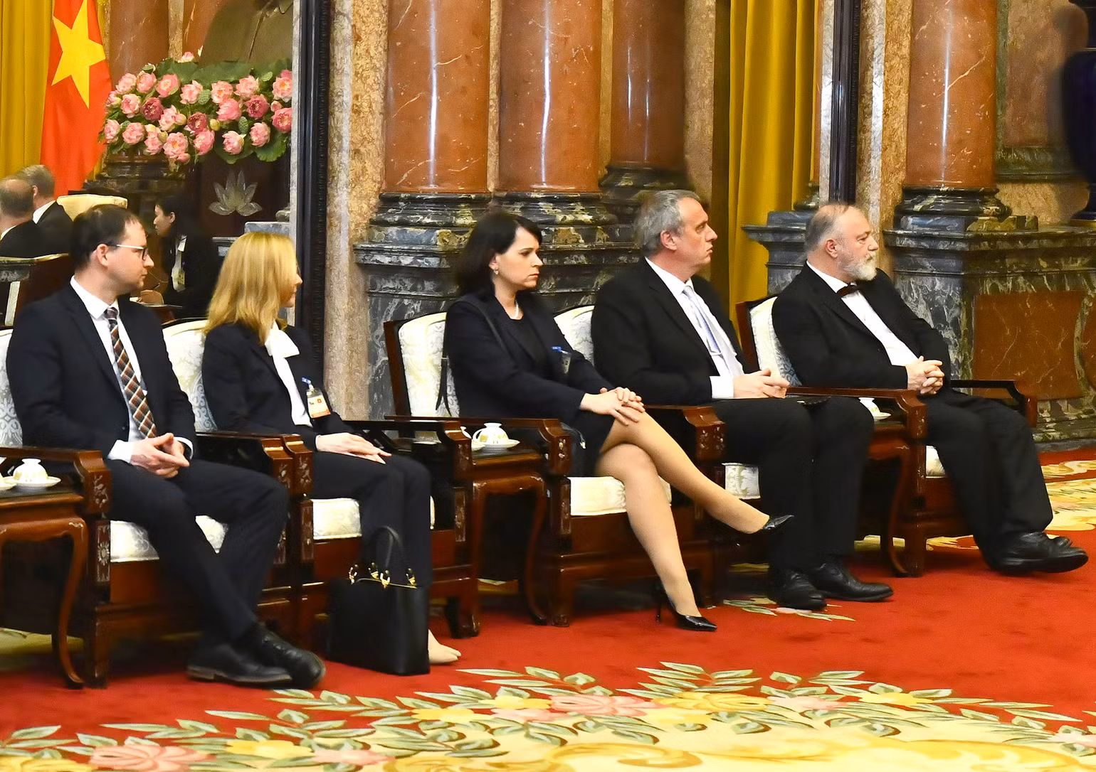 Đoàn đại biểu Cộng hòa Séc tại buổi tiếp. Đoàn đại biểu Cộng hòa Séc tại buổi tiếp.