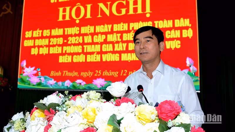 Bí thư Tỉnh ủy Bình Thuận Dương Văn An phát biểu chỉ đạo tại hội nghị. Bí thư Tỉnh ủy Bình Thuận Dương Văn An phát biểu chỉ đạo tại hội nghị.