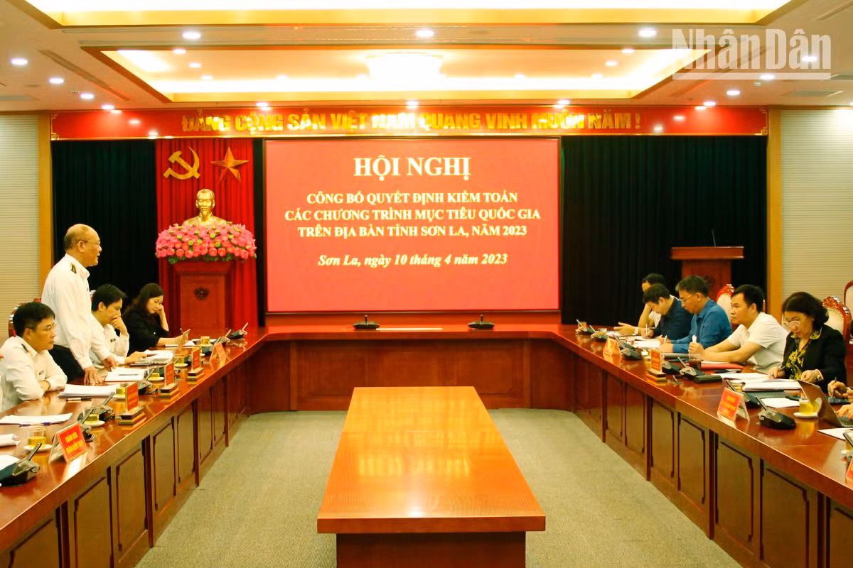 Hội nghị công bố quyết định kiểm toán các chương trình mục tiêu quốc gia trên địa bàn tỉnh Sơn La.
