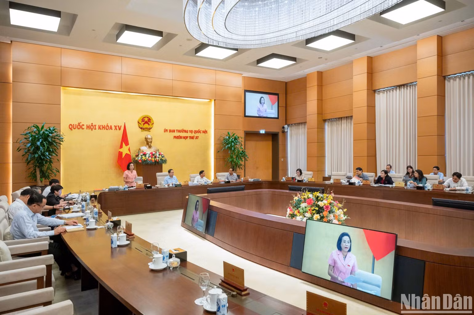 Quang cảnh phiên họp. (Ảnh: DUY LINH) Quang cảnh phiên họp. (Ảnh: DUY LINH)