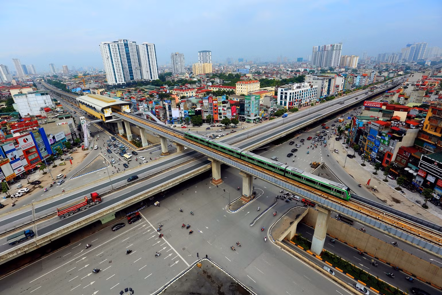 Thủ đô Hà Nội là hạt nhân phát triển của vùng Đồng bằng sông Hồng. (Ảnh: Ngọc Thắng)
