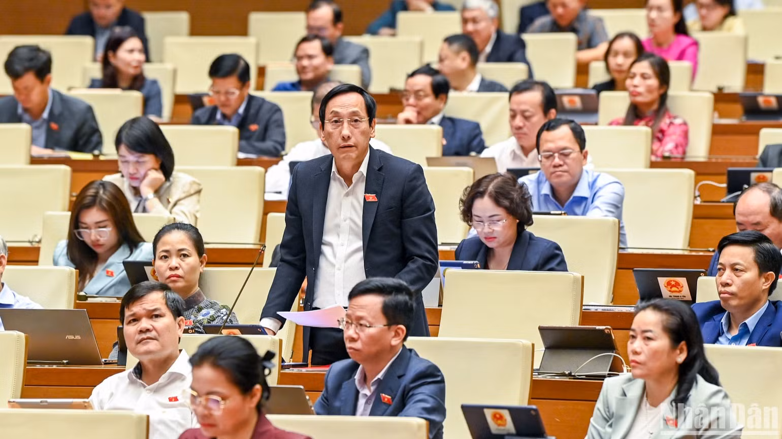 Đại biểu Nguyễn Văn An (đoàn Thái Bình). (Ảnh: DUY LINH) Đại biểu Nguyễn Văn An (đoàn Thái Bình). (Ảnh: DUY LINH)