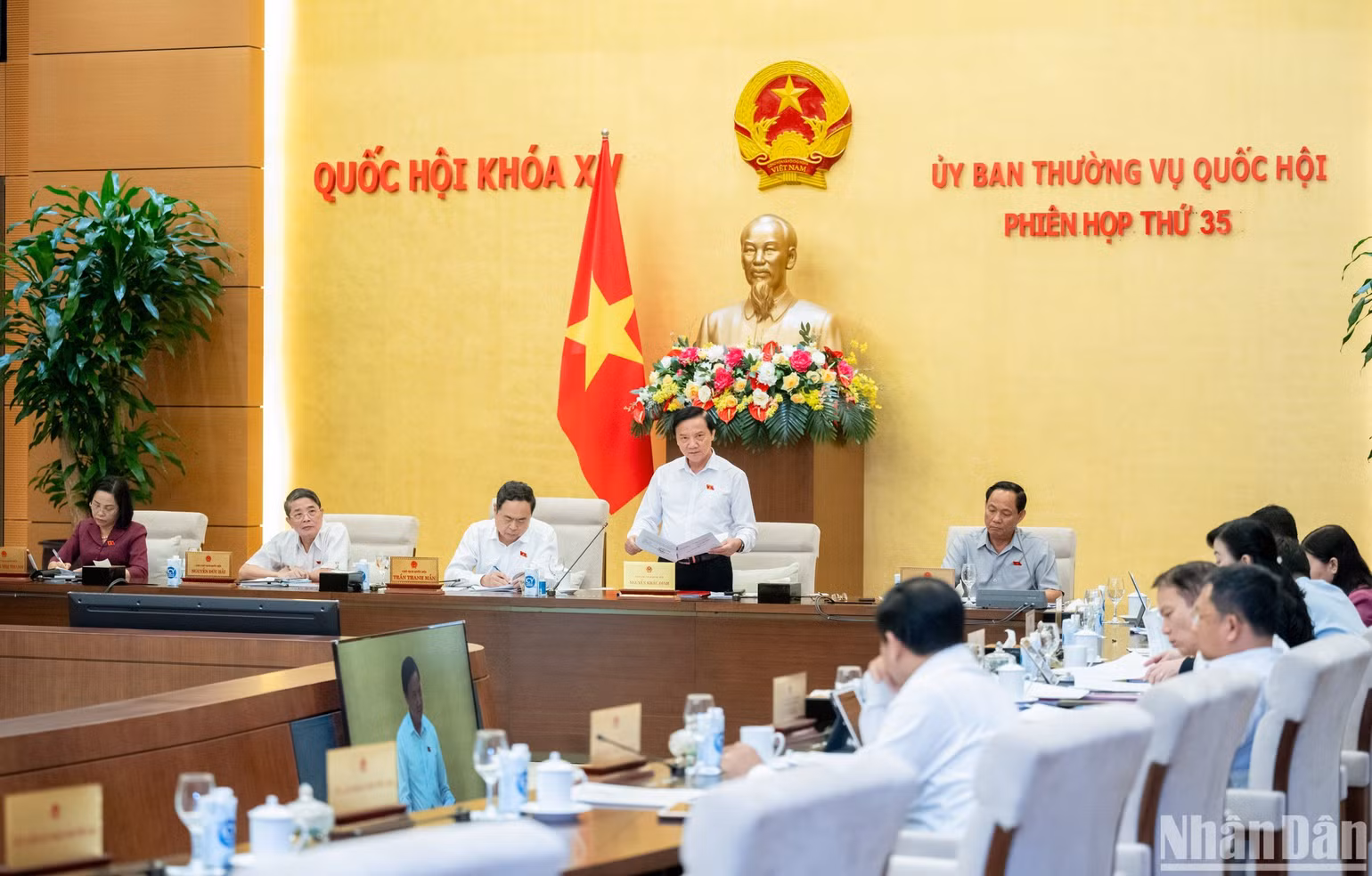 Quang cảnh phiên họp chiều 10/7. (Ảnh: DUY LINH) Quang cảnh phiên họp chiều 10/7. (Ảnh: DUY LINH)