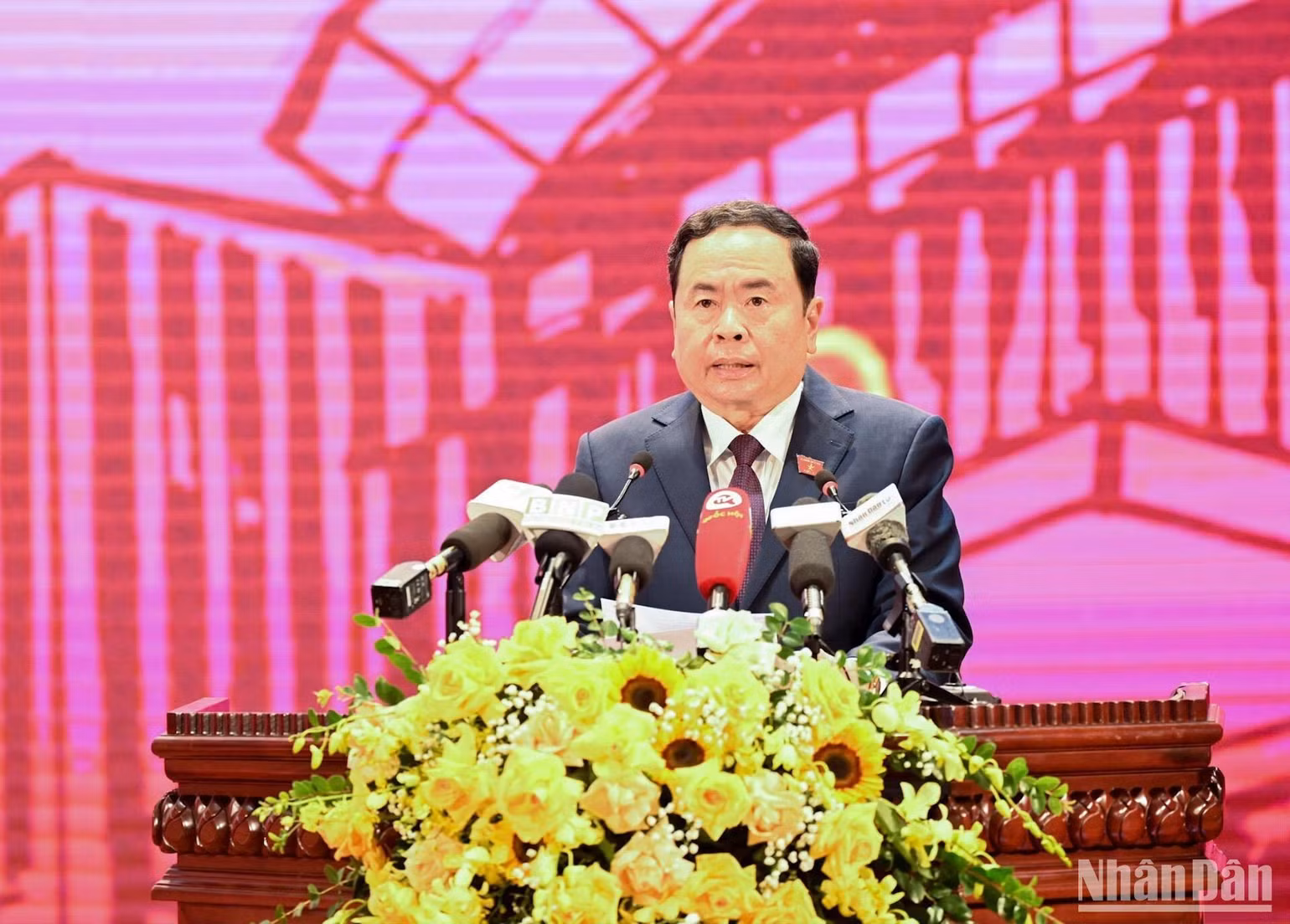 Phó Chủ tịch Thường trực Quốc hội Trần Thanh Mẫn phát biểu khai mạc Hội thảo. (Ảnh: DUY LINH)