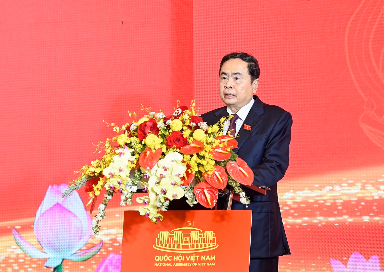 Phó Chủ tịch Thường trực Quốc hội Trần Thanh Mẫn phát biểu khai mạc hội nghị. (Ảnh: DUY LINH) Phó Chủ tịch Thường trực Quốc hội Trần Thanh Mẫn phát biểu khai mạc hội nghị. (Ảnh: DUY LINH)