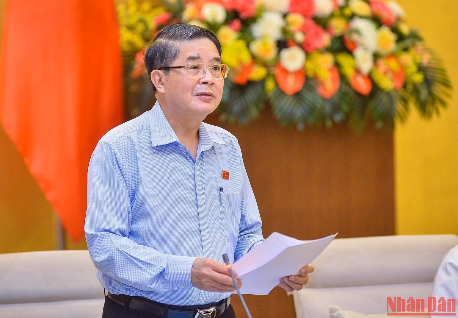 Phó Chủ tịch Quốc hội Nguyễn Đức Hải phát biểu tại phiên họp. Phó Chủ tịch Quốc hội Nguyễn Đức Hải phát biểu tại phiên họp.