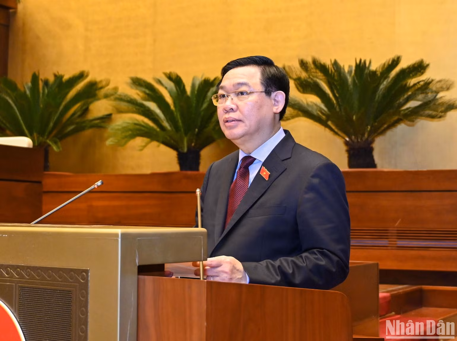 Chủ tịch Quốc hội Vương Đình Huệ phát biểu khai mạc Hội nghị. (Ảnh: DUY LINH) Chủ tịch Quốc hội Vương Đình Huệ phát biểu khai mạc Hội nghị. (Ảnh: DUY LINH)
