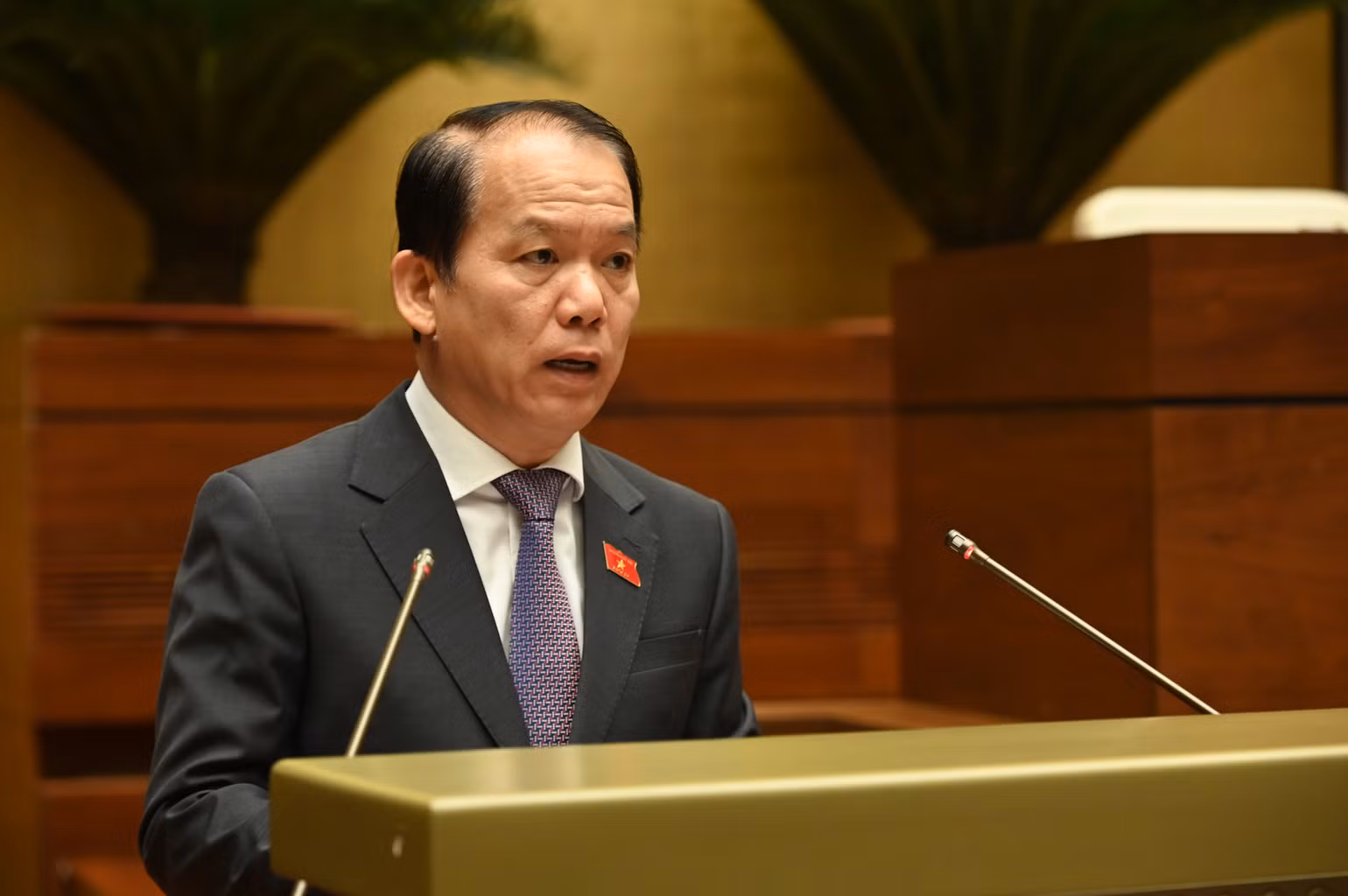 Chủ nhiệm Ủy ban Pháp luật-Tư pháp của Quốc hội Hoàng Thanh Tùng. (Ảnh: BÙI GIANG)