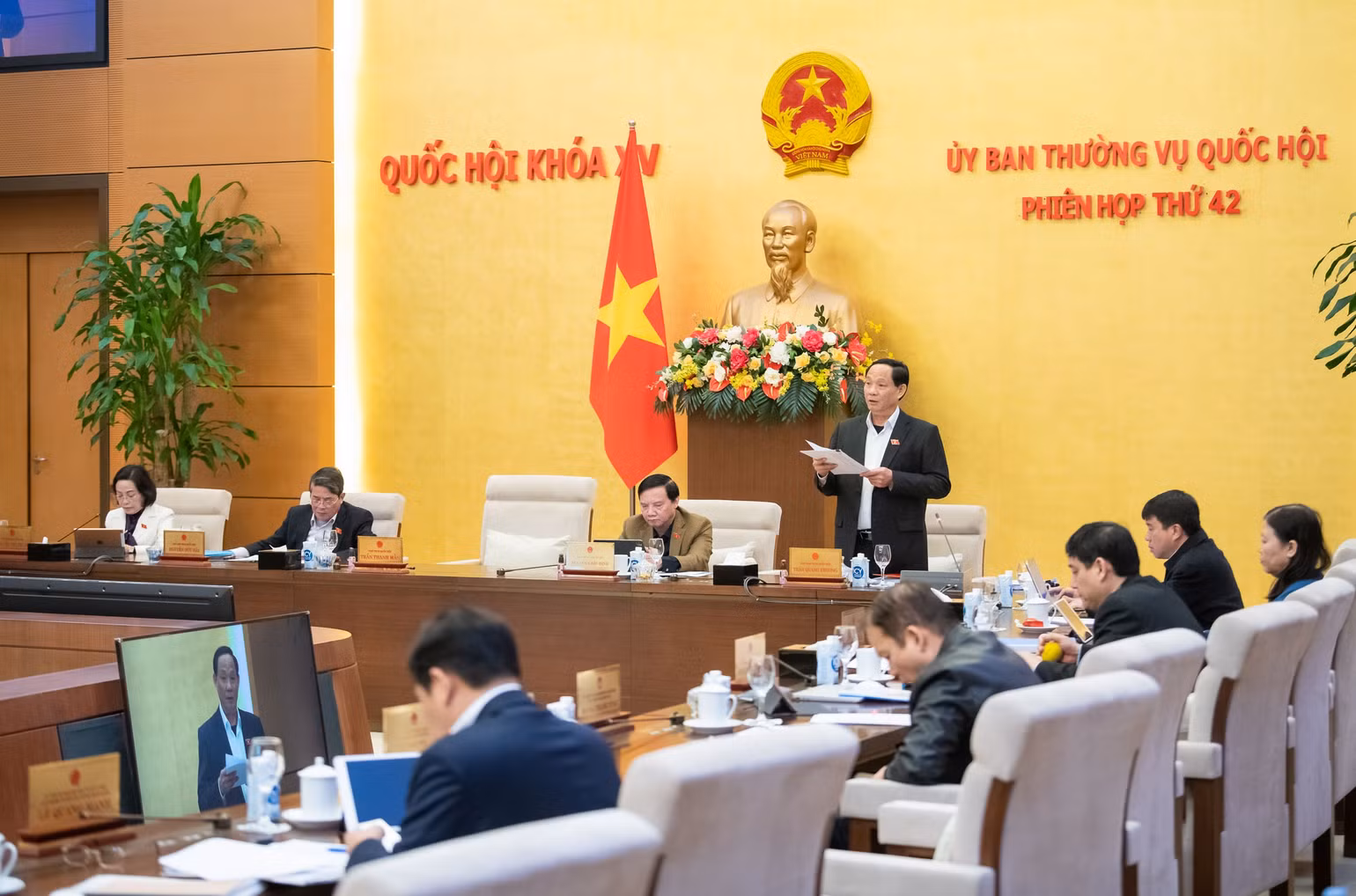 Quang cảnh phiên họp. (Ảnh: DUY LINH) Quang cảnh phiên họp. (Ảnh: DUY LINH)