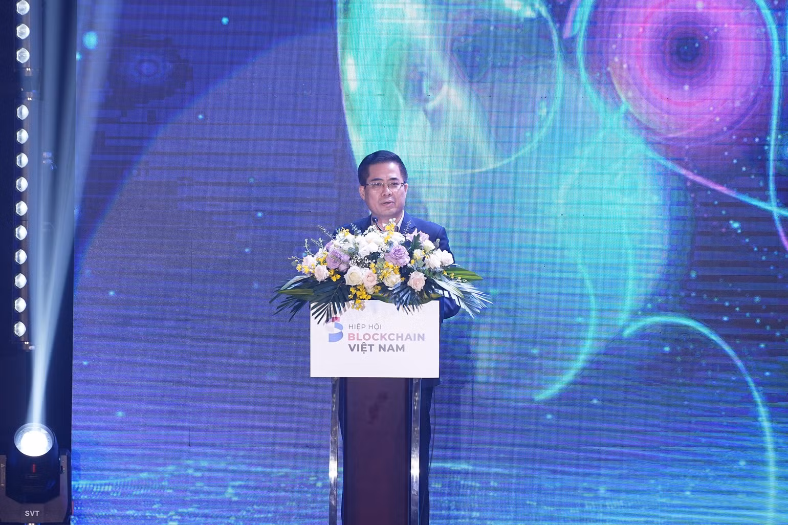 Thứ trưởng Khoa học và Công nghệ Nguyễn Hoàng Giang phát biểu. Thứ trưởng Khoa học và Công nghệ Nguyễn Hoàng Giang phát biểu.