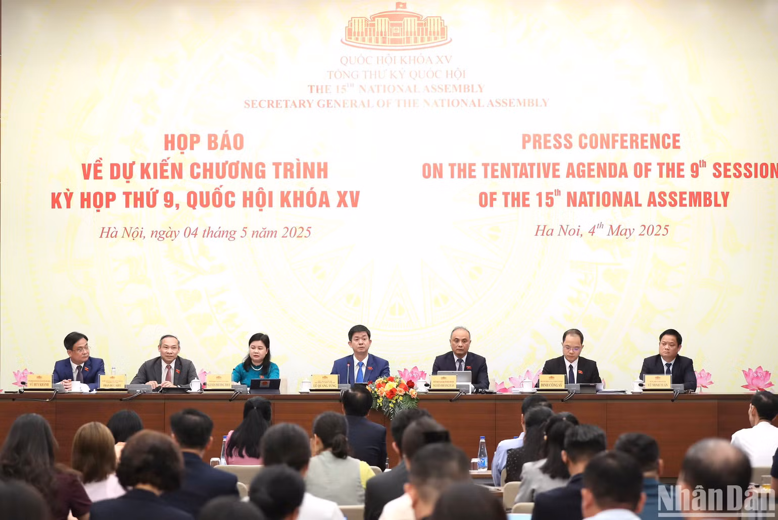Toàn cảnh họp báo. (Ảnh: DUY LINH)