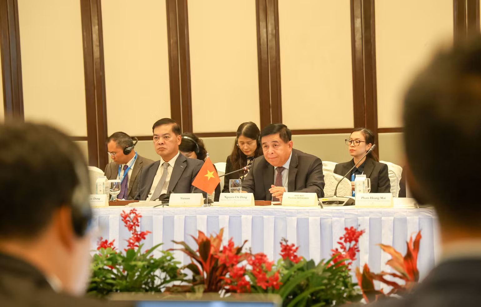 Bộ trưởng Kế hoạch và Đầu tư Nguyễn Chí Dũng phát biểu tại Hội nghị. (Ảnh: MPI)