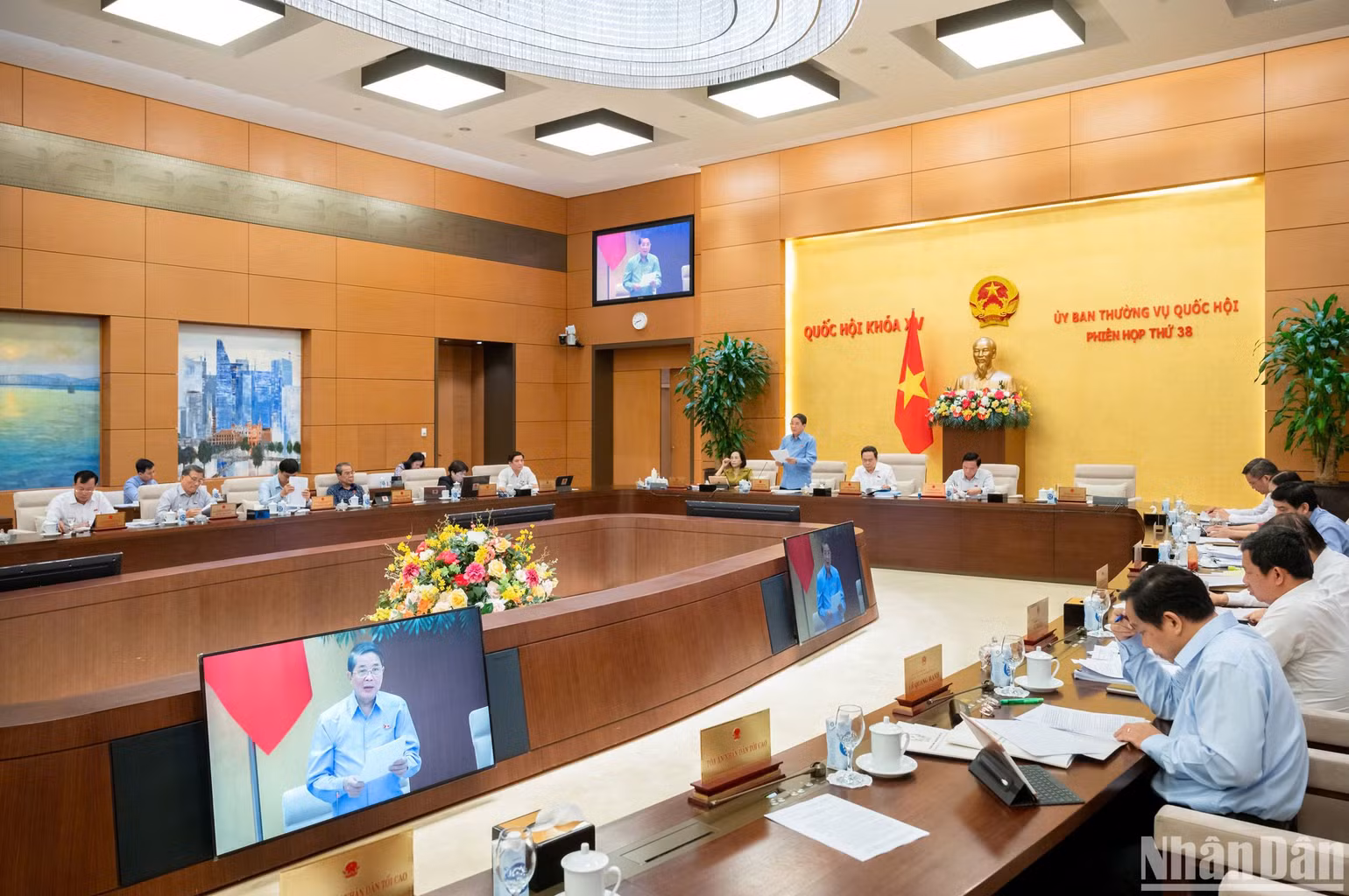 Quang cảnh phiên họp. (Ảnh: DUY LINH) Quang cảnh phiên họp. (Ảnh: DUY LINH)