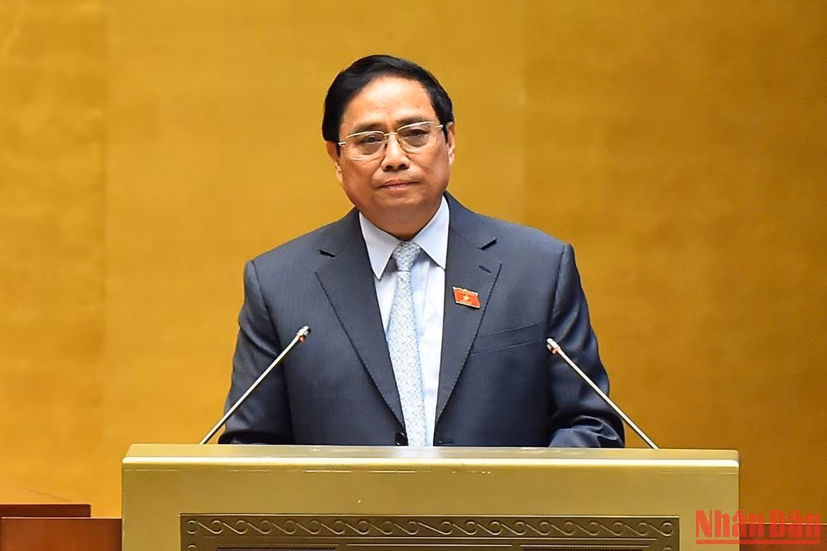 Thủ tướng Chính phủ Phạm Minh Chính phát biểu tại phiên họp. Ảnh: THỦY NGUYÊN Thủ tướng Chính phủ Phạm Minh Chính phát biểu tại phiên họp. Ảnh: THỦY NGUYÊN