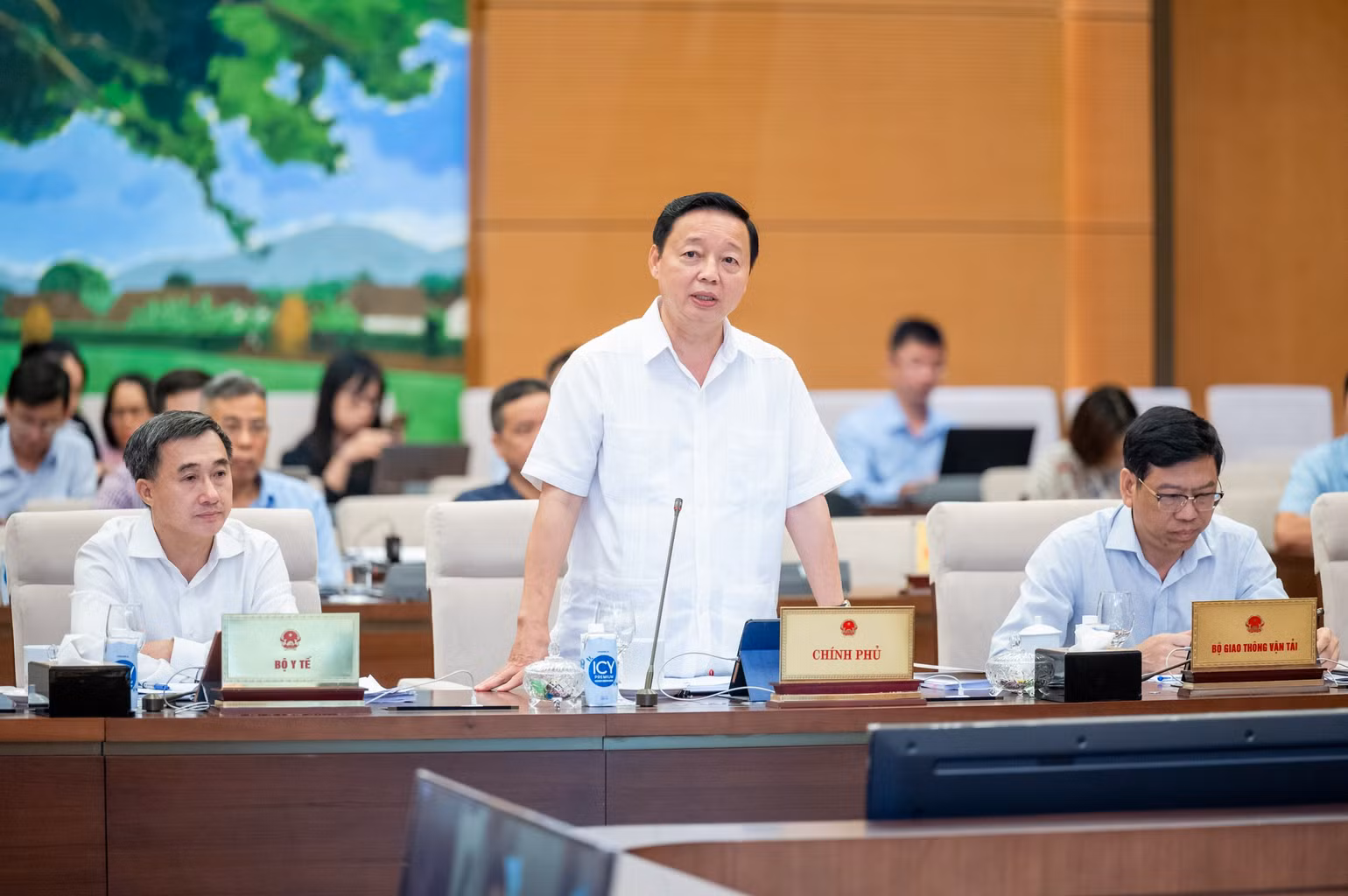 Phó Thủ tướng Chính phủ Trần Hồng Hà phát biểu. (Ảnh: DUY LINH)