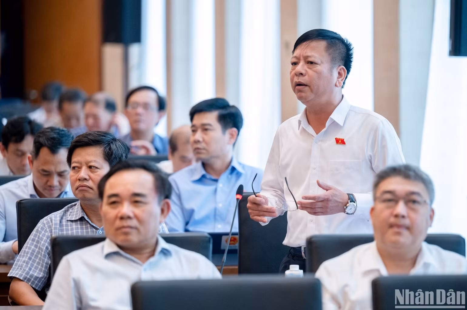 Đại biểu Nguyễn Trường Giang (đoàn Đắk Nông). (Ảnh: DUY LINH) Đại biểu Nguyễn Trường Giang (đoàn Đắk Nông). (Ảnh: DUY LINH)