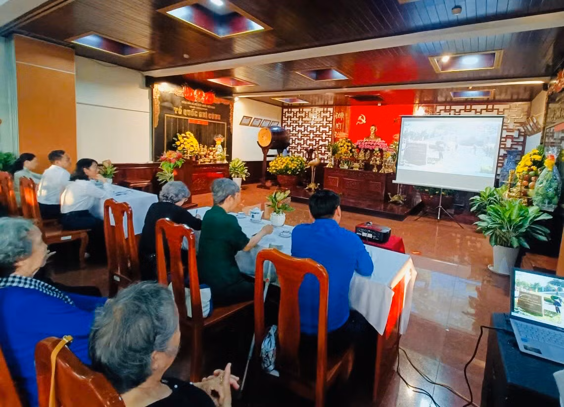 Quang cảnh buổi lễ.