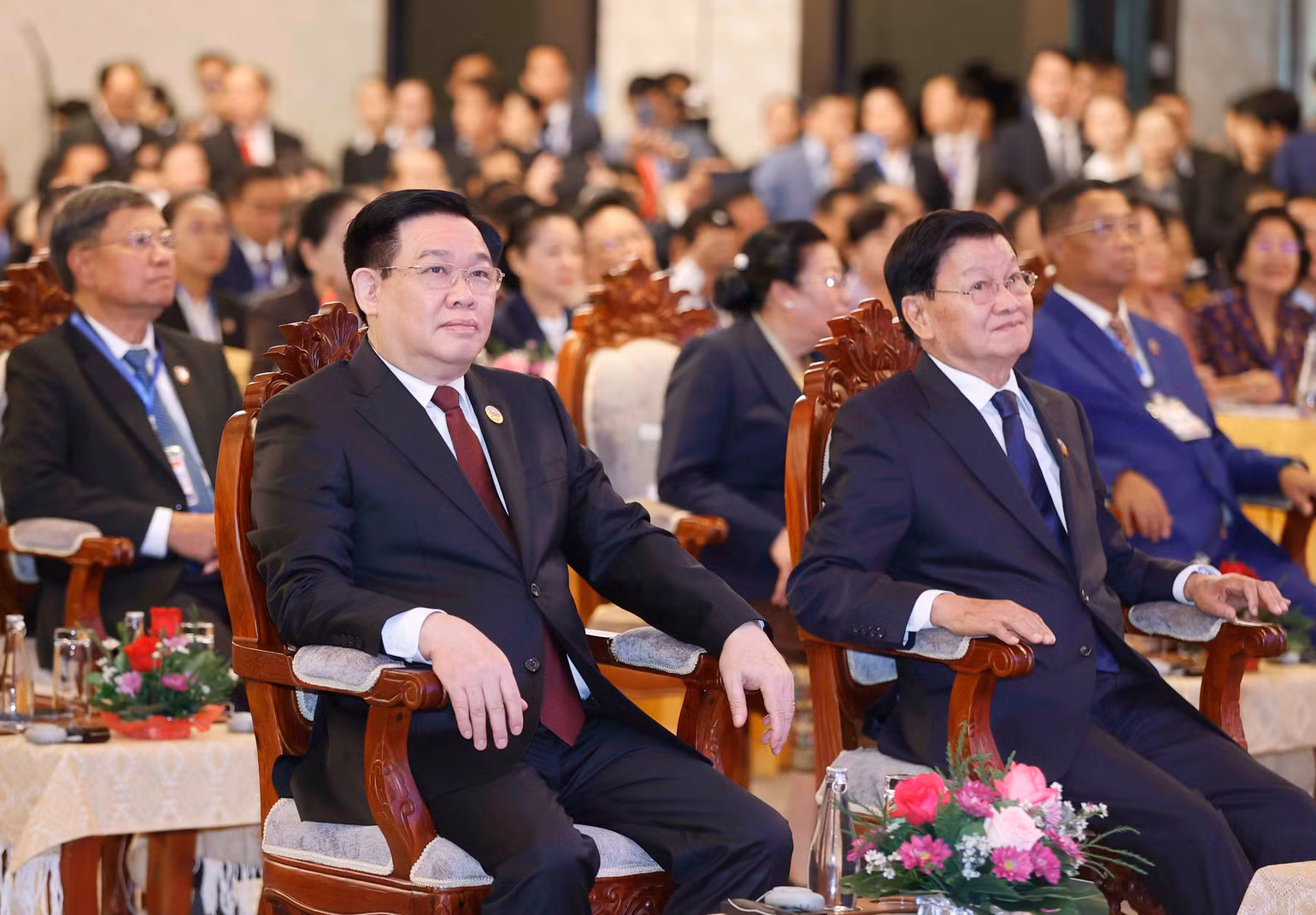 Chủ tịch Quốc hội Vương Đình Huệ dự lễ khai mạc. (Ảnh: quochoi.vn)