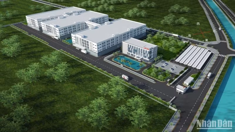 Khu công nghiệp Liên Hà Thái (thuộc Khu kinh tế Thái Bình) thu hút được các dự án FDI có số vốn đầu tư lớn trong năm 2023.