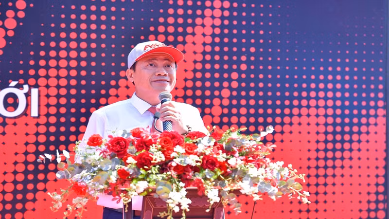 Chủ tịch Ủy ban nhân dân Bình Định Phạm Anh Tuấn phát biểu ý kiến tại lễ khai mạc. Chủ tịch Ủy ban nhân dân Bình Định Phạm Anh Tuấn phát biểu ý kiến tại lễ khai mạc.