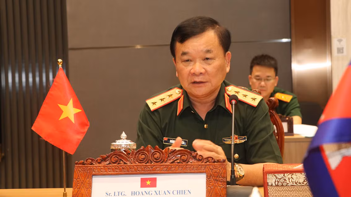 Thượng tướng Hoàng Xuân Chiến tại Hội nghị. (Ảnh: NGUYỄN HIỆP) Thượng tướng Hoàng Xuân Chiến tại Hội nghị. (Ảnh: NGUYỄN HIỆP)