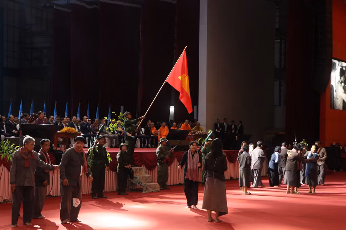 Mặt trận thành lập ngày 2/12/1978 nhằm tập hợp nhân dân Campuchia đánh đổ chế độ diệt chủng Pol Pot. (Ảnh: Nguyễn Hiệp)