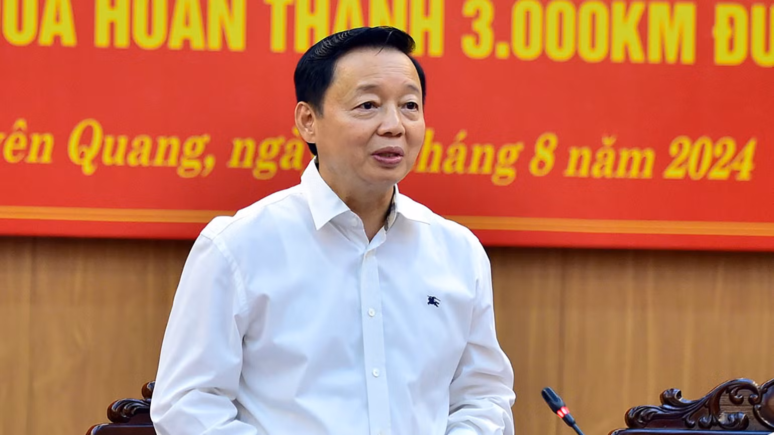 Phó Thủ tướng Chính phủ Trần Hồng Hà phát biểu tại buổi làm việc. Phó Thủ tướng Chính phủ Trần Hồng Hà phát biểu tại buổi làm việc.