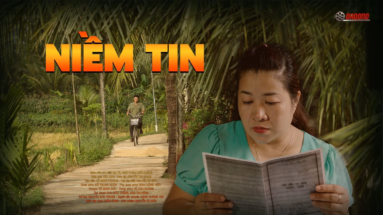 Phim "Niềm tin" không sử dụng lời bình mà lấy hình ảnh người cháu ruột của liệt sĩ dẫn chuyện.