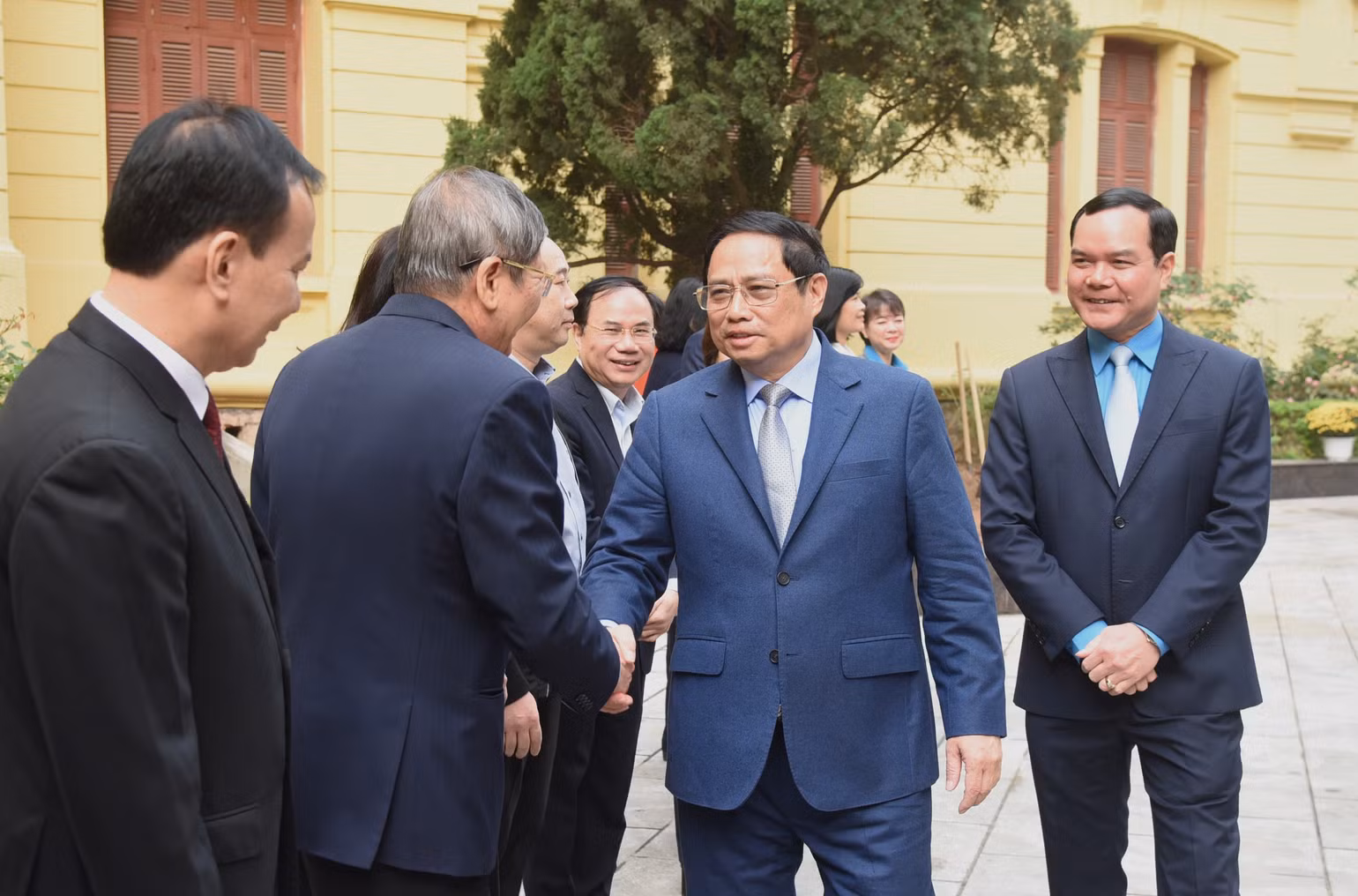 Thủ tướng Phạm Minh Chính cùng các đại biểu tham dự Hội nghị. Thủ tướng Phạm Minh Chính cùng các đại biểu tham dự Hội nghị.
