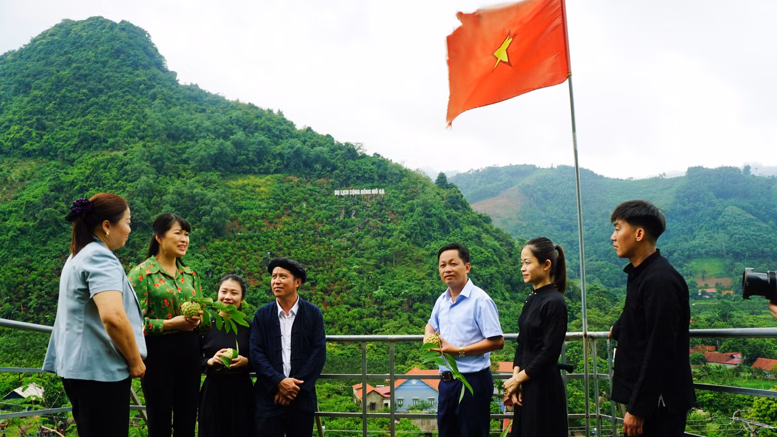 Vùng na xã Phú Thượng bước đầu hình thành điểm du lịch cộng đồng để thu hút du khách trải nghiệm.
