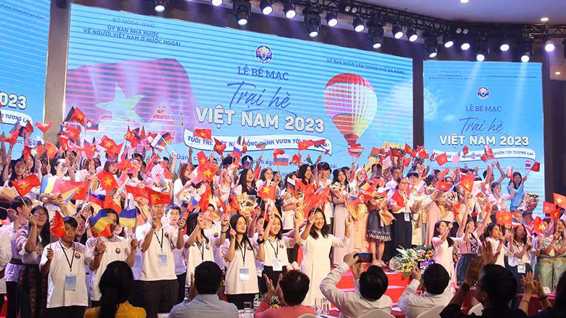120 thanh niên kiều bào tại Trại hè Việt Nam 2023.