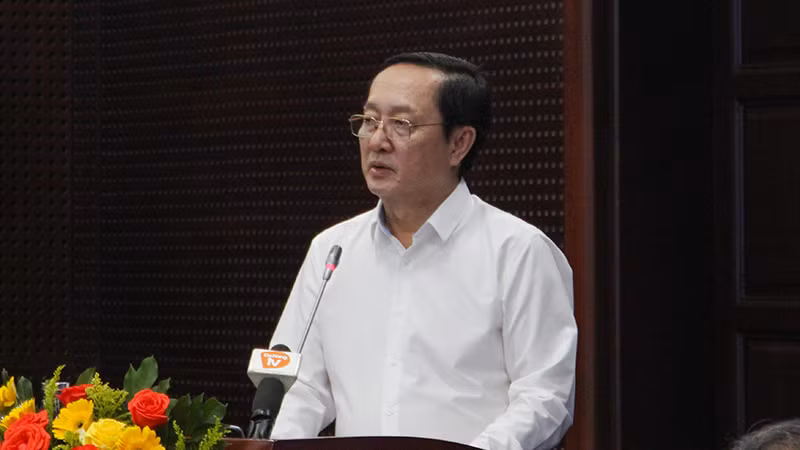 Bộ trưởng Khoa học và Công nghệ Huỳnh Thành Đạt phát biểu.