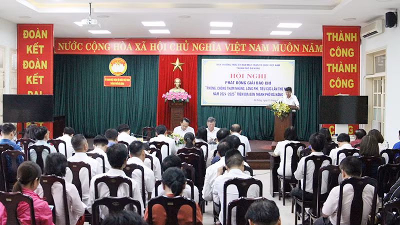 Phát động “Giải Báo chí phòng, chống tham nhũng, lãng phí, tiêu cực lần thứ 5, năm 2024- 2025” trên địa bàn thành phố Đà Nẵng.