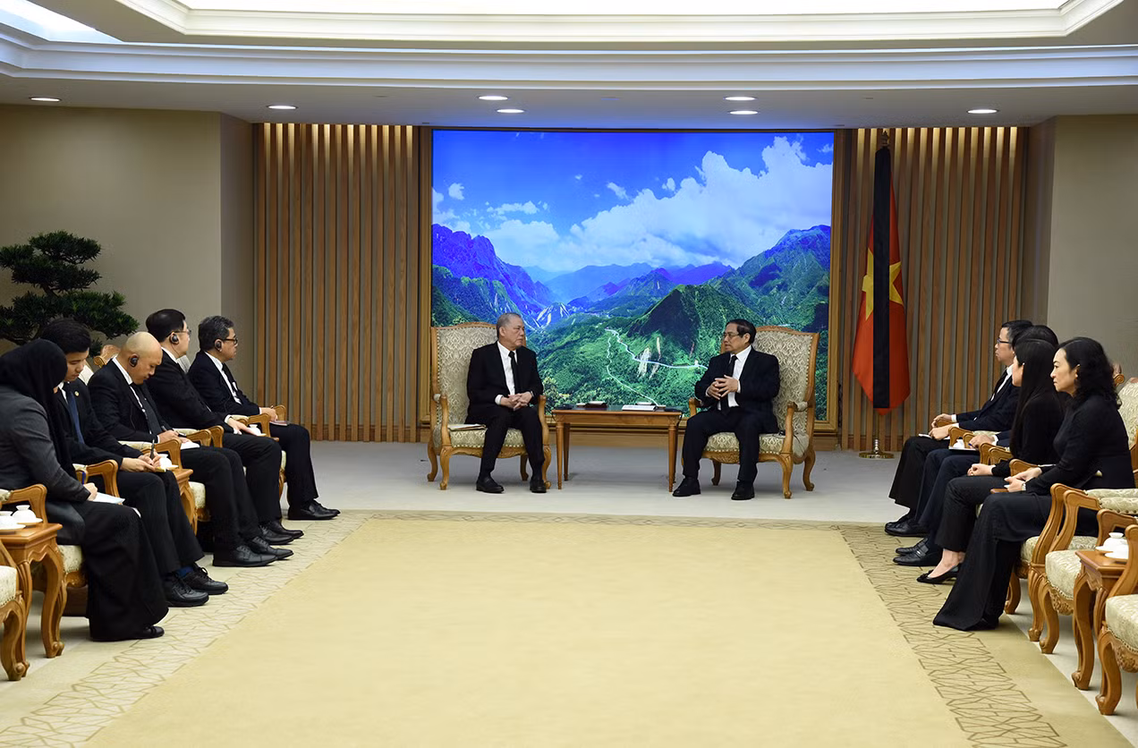 Quang cảnh buổi tiếp.